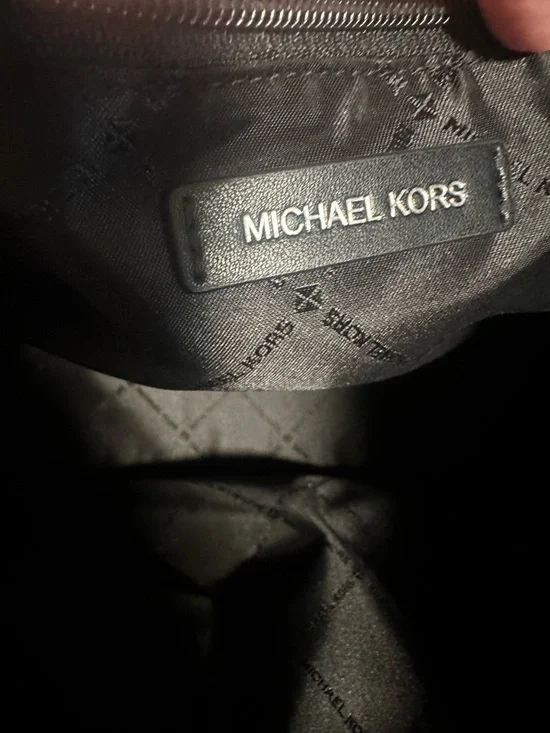 Michael Kors Black and Gray Logo Tote with Shoulder Strap - Picture 7 of 8